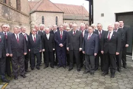 Eines der letzten Bilder des Männerchors